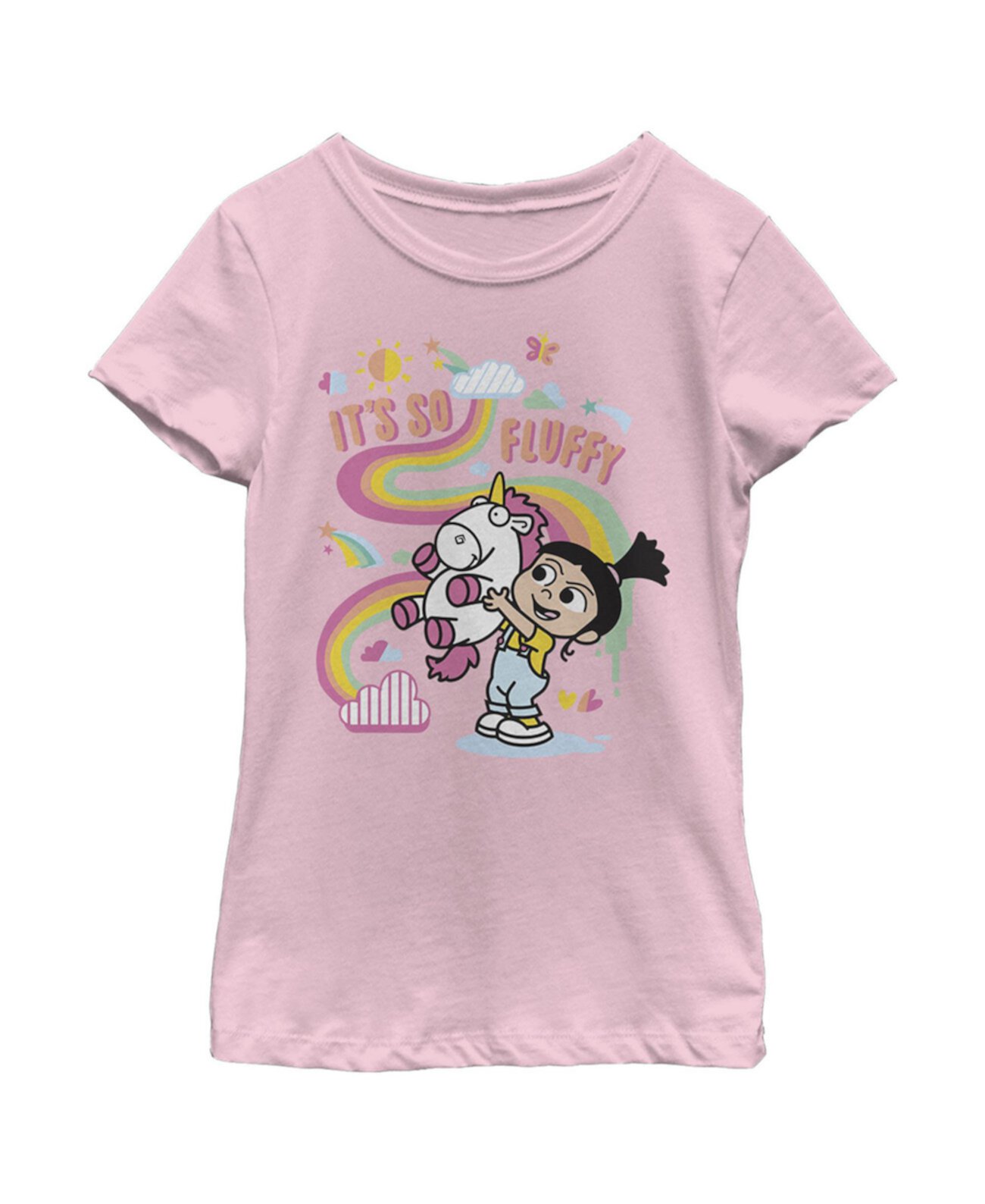 Girl's Despicable Me Minions Its So Fluffy Unicorn  Child T-Shirt NBC Universal