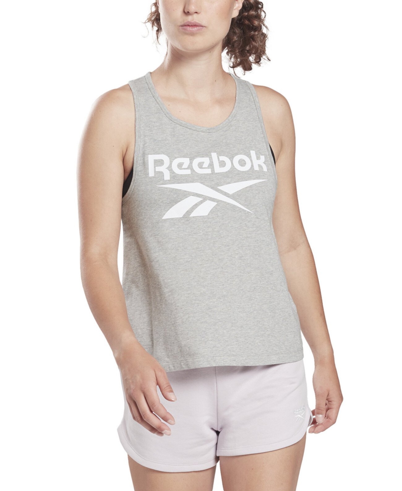 Женская майка из джерси с фирменным логотипом Racerback Reebok