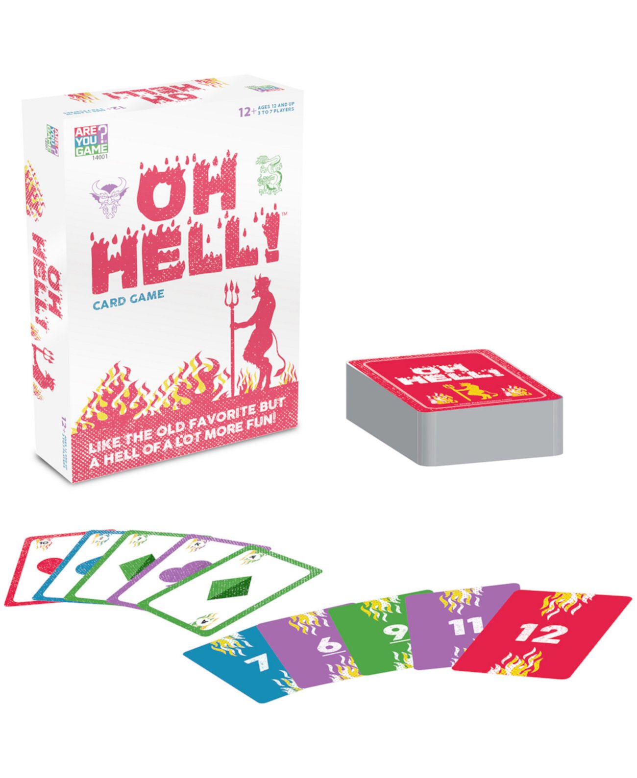 Набор карточной игры OH Hell, 81 предмет Areyougame
