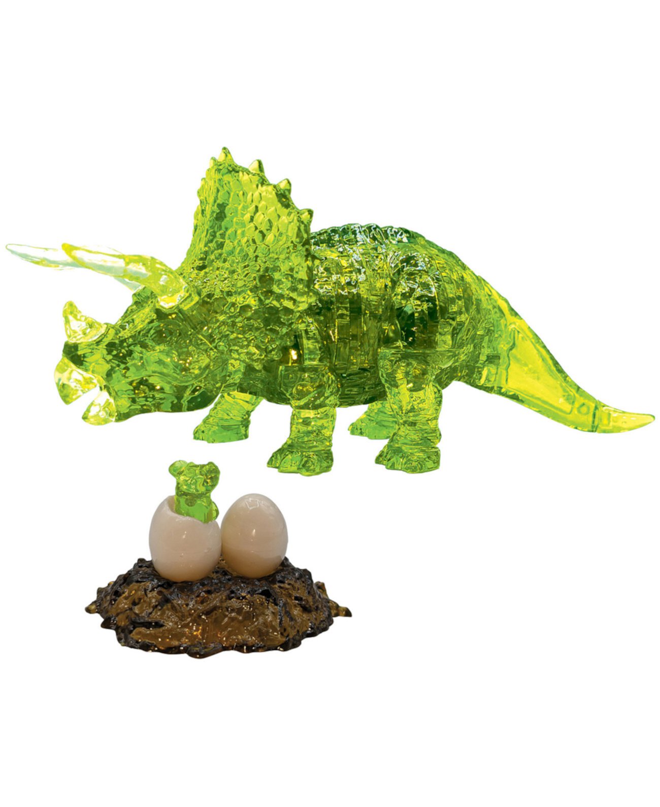 Игра BePuzzled 3D Crystal Triceratops Baby Puzzle Set, 61 Pieces BePuzzled