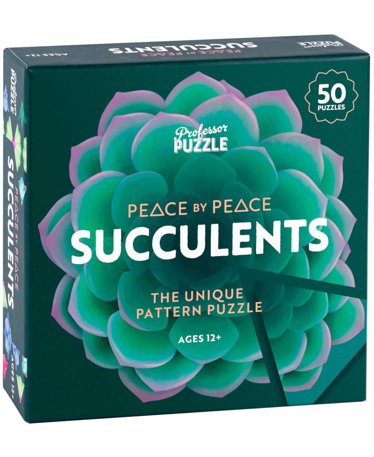 Peace by Peace Succulents - набор пазлов с уникальным узором, 96 предметов PROFESSOR PUZZLE