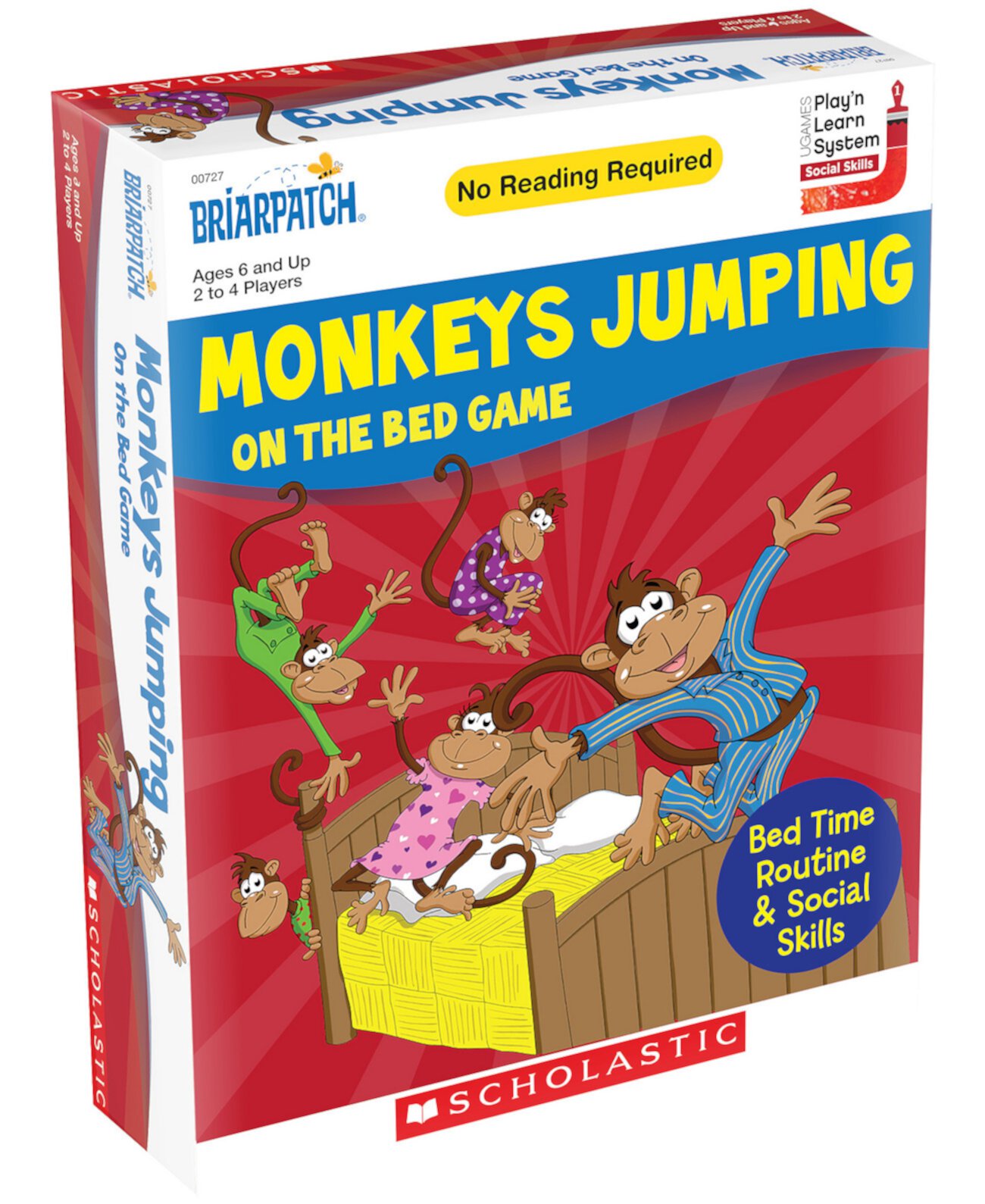 Игра Briarpatch Scholastic Monkeys, прыгающая на кровати Areyougame