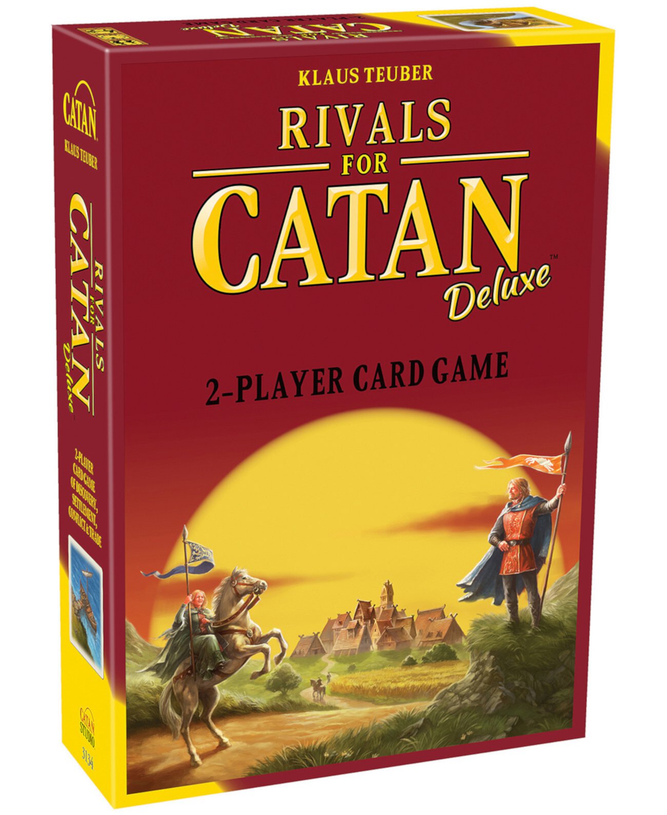 Studio Rivals for Catan Deluxe - Набор карточных игр для 2 игроков, 198 предметов Catan