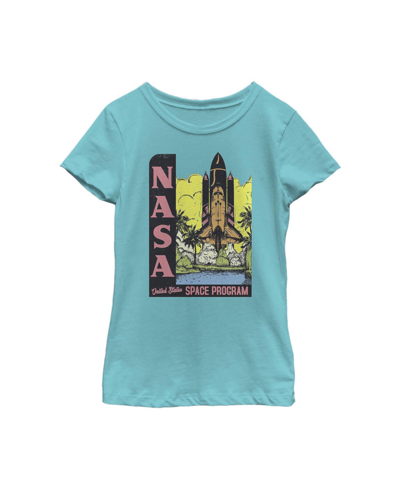 Girl's Vintage Space Program  Child T-Shirt NASA