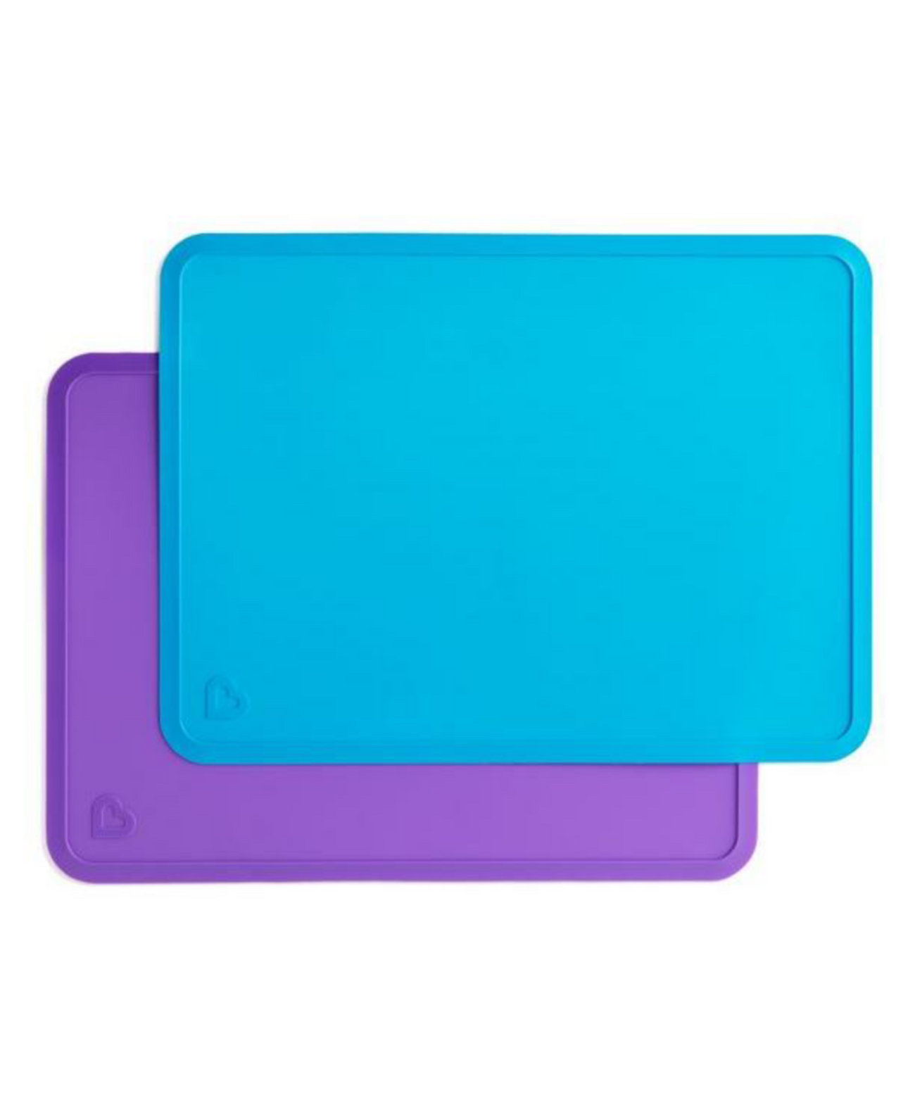 Безупречные силиконовые салфетки, без бисфенола-А, синий/фиолетовый, 2 штуки Munchkin