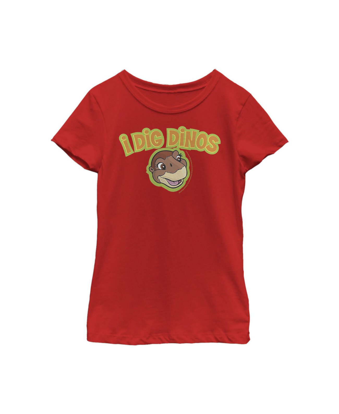 Детская футболка «Земля до начала времён» для девочек Littlefoot Digs Dinos NBC Universal