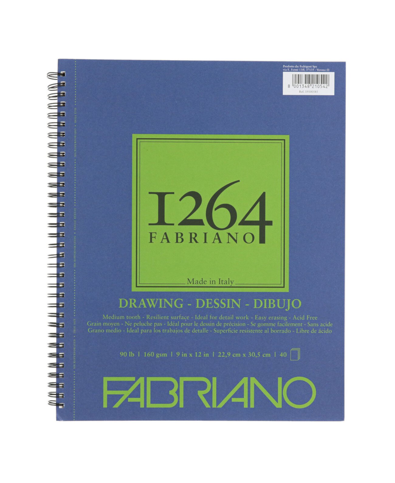 Детский товар для творчества Fabriano 1264 Drawing Pad, 9" x 12" Fabriano