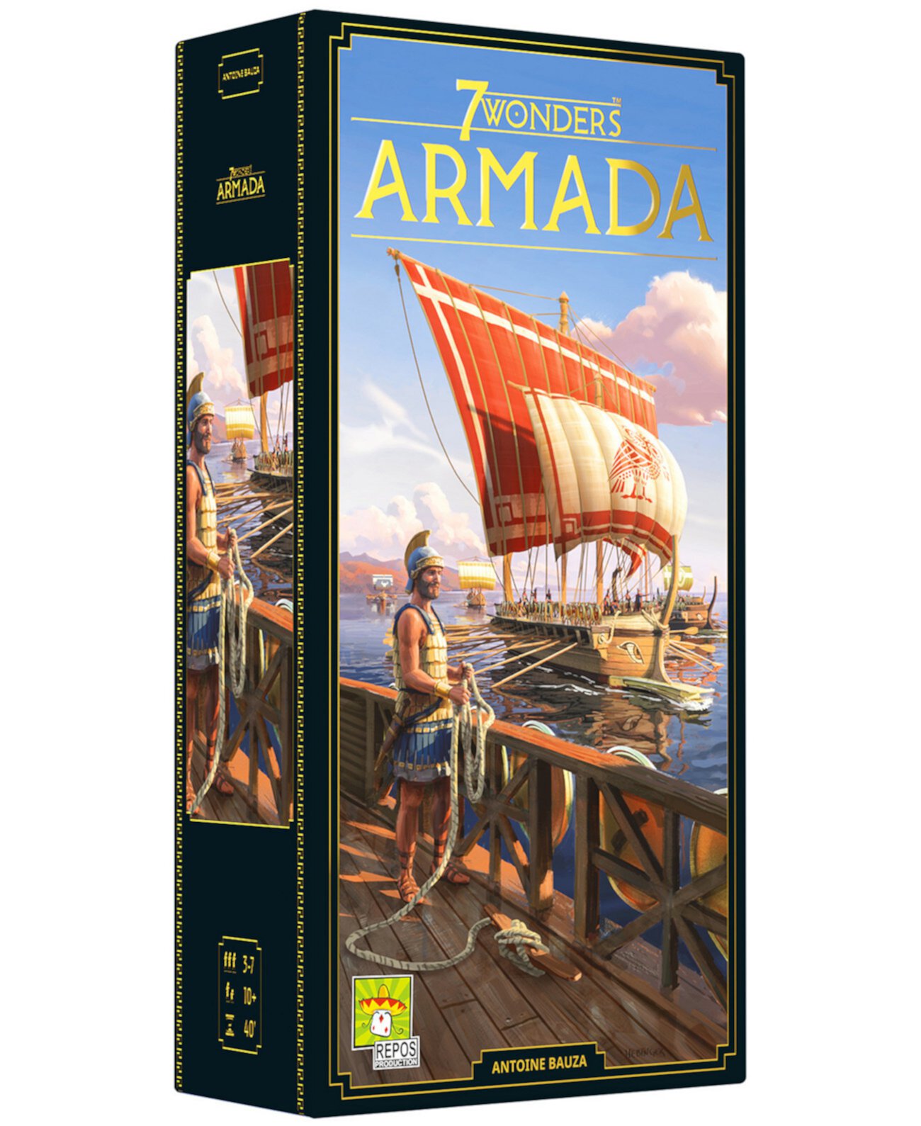 7 Wonders Armada Expansion New Edition Set, 148 предметов Repos Production