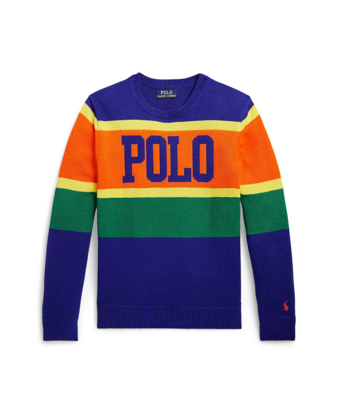 Полосатый свитер с логотипом Big Boys Ralph Lauren