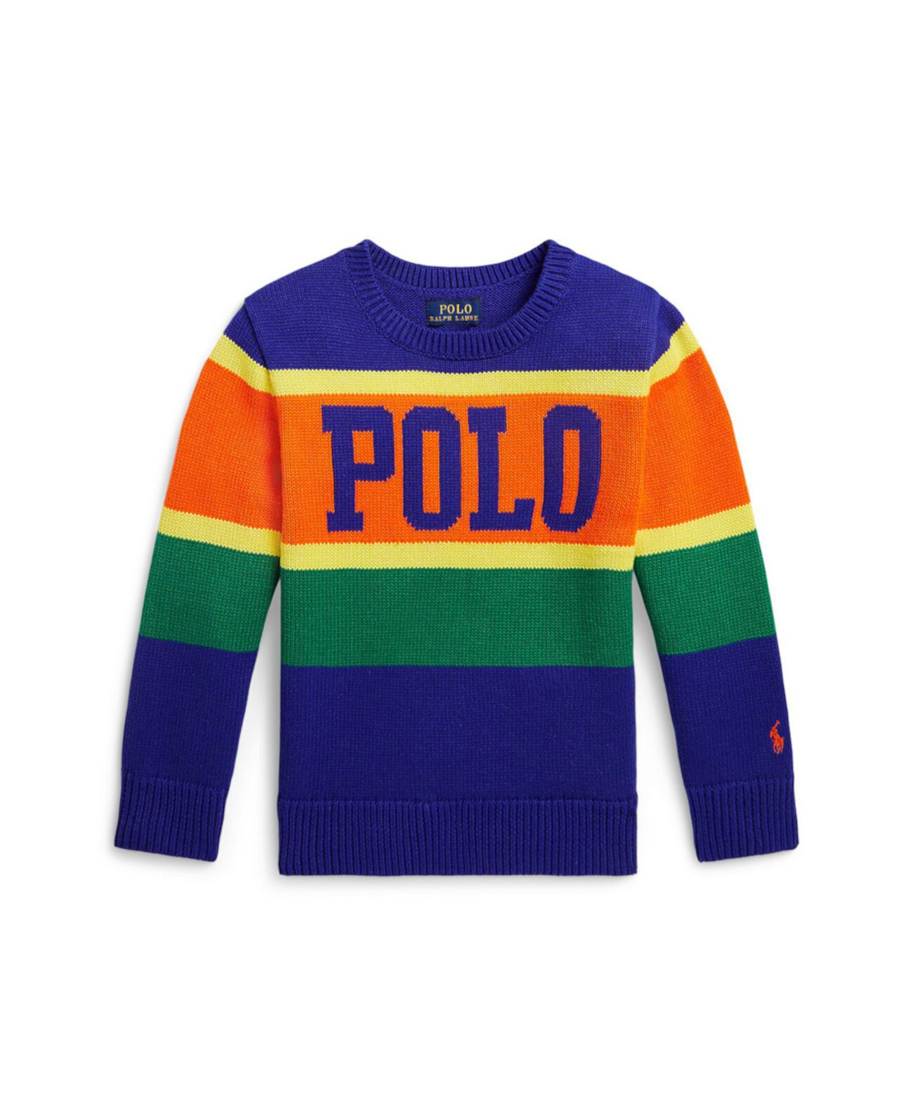 Полосатый свитер с логотипом для малышей и маленьких мальчиков Ralph Lauren