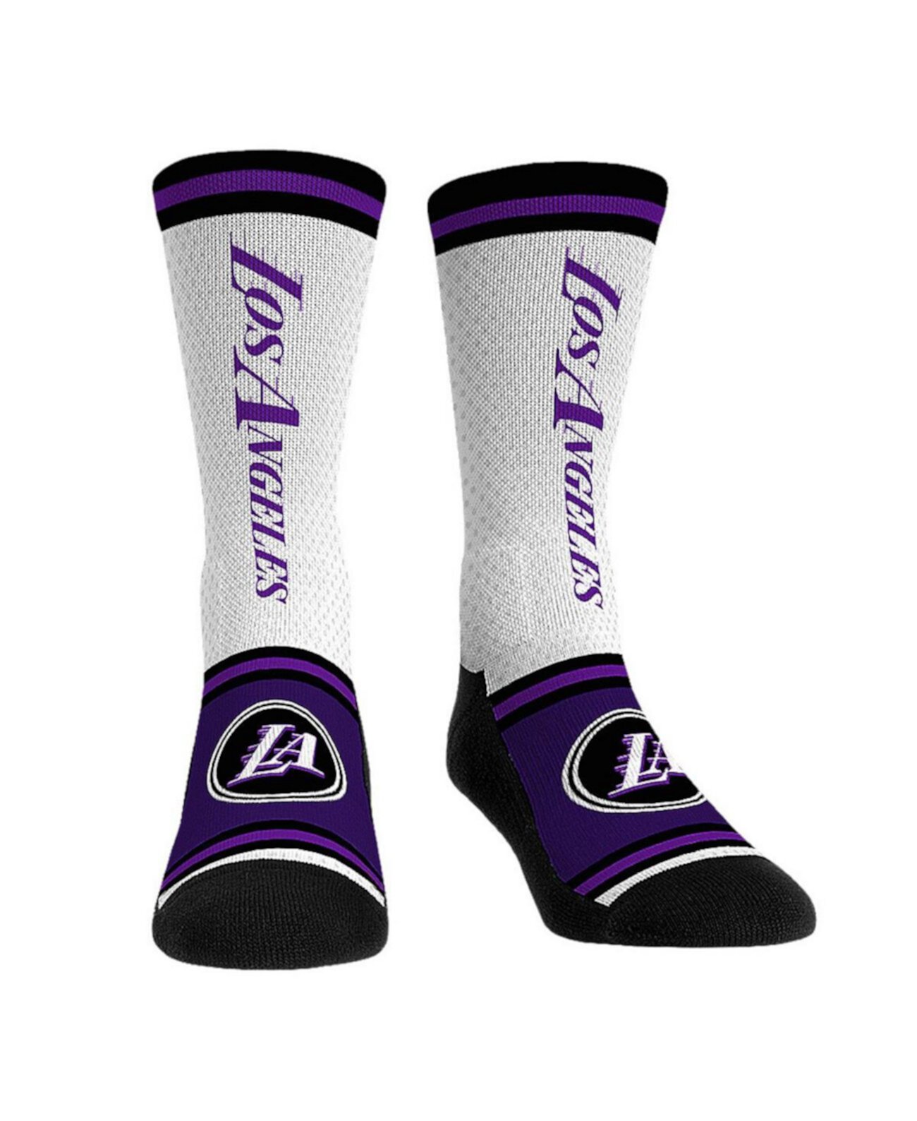Молодежные носки для мальчиков и девочек Los Angeles Lakers 2022/23 City Edition Crew Socks Rock 'Em