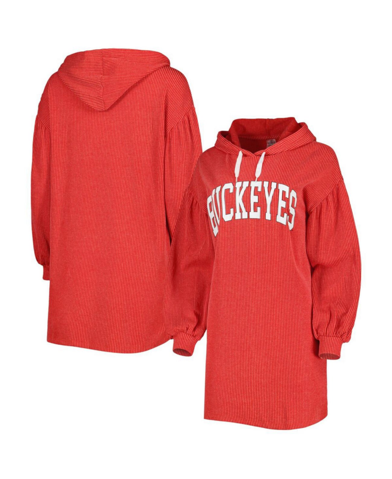 Женское Повседневное платье Gameday Couture Ohio State Buckeyes Game Winner Vintage-Like Wash Tri-Blend Gameday Couture