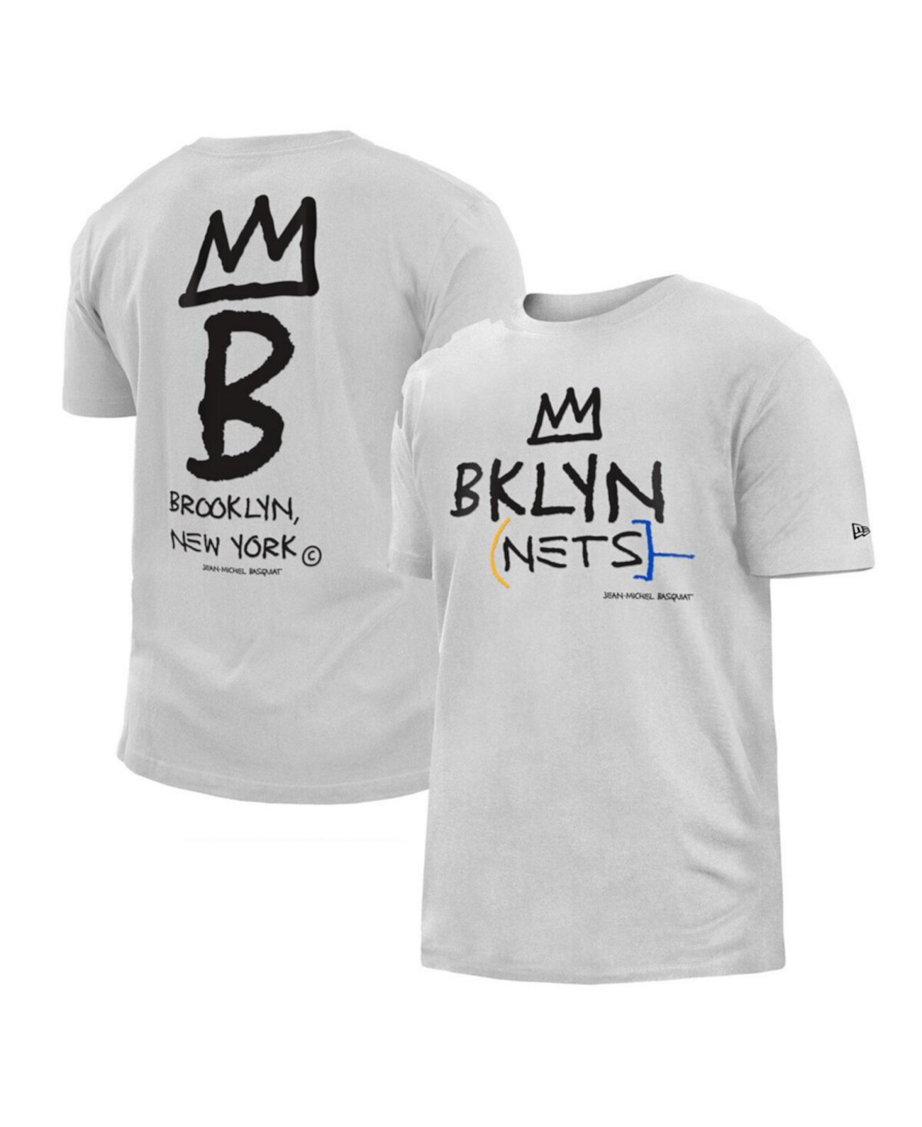 Мужская белая футболка Brooklyn Nets 2022/23 City Edition Big and Tall New Era
