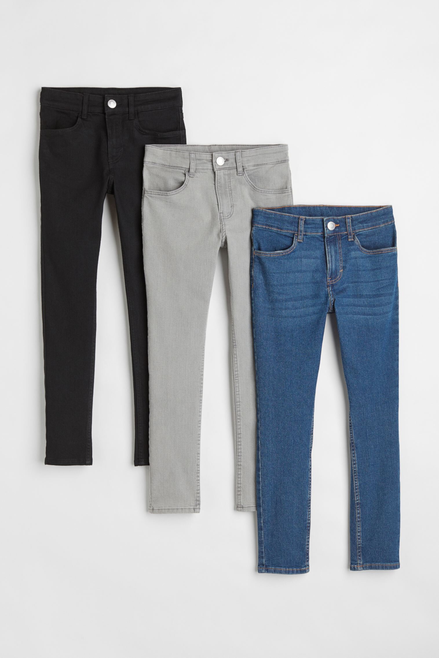 3 пары джинсов скинни H&M