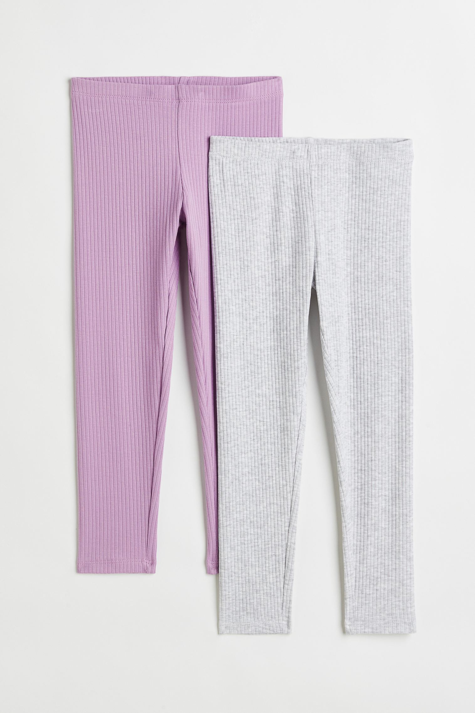 H&M 2-pack Ribbed Leggings