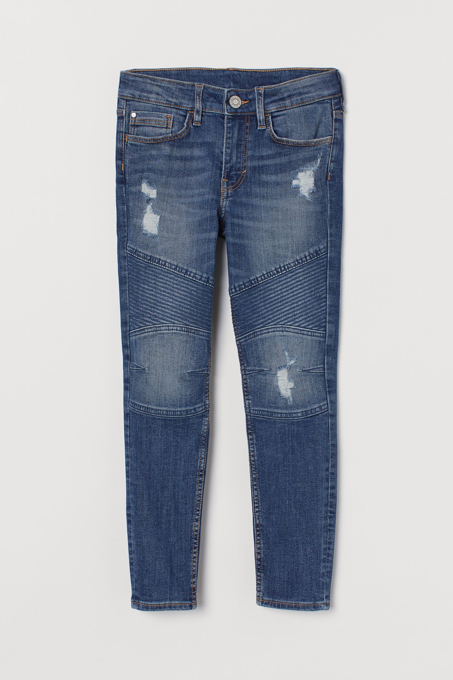 Байкерские джинсы скинни H&M