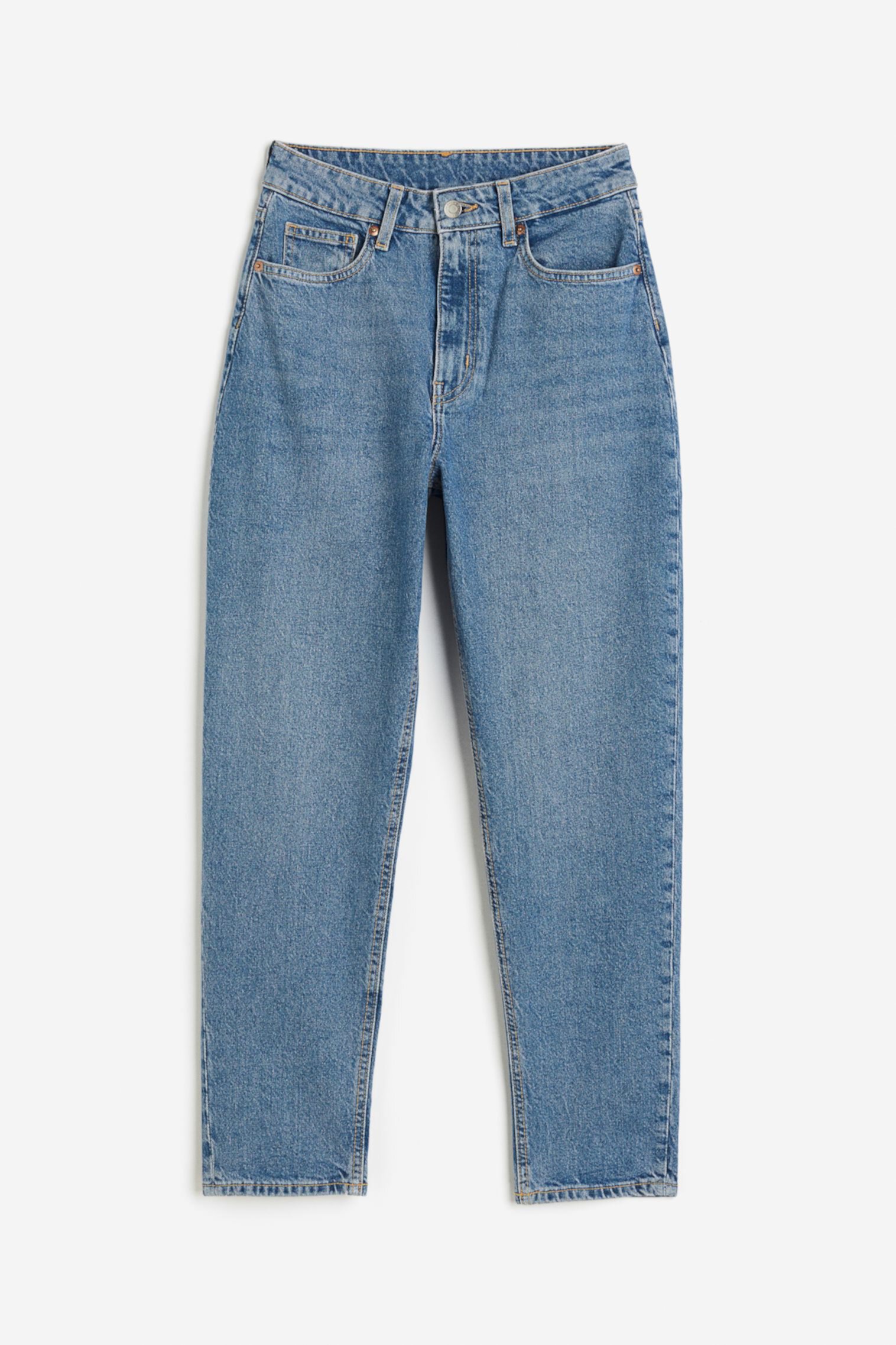 Узкие джинсы с высокой щиколоткой Mom H&M