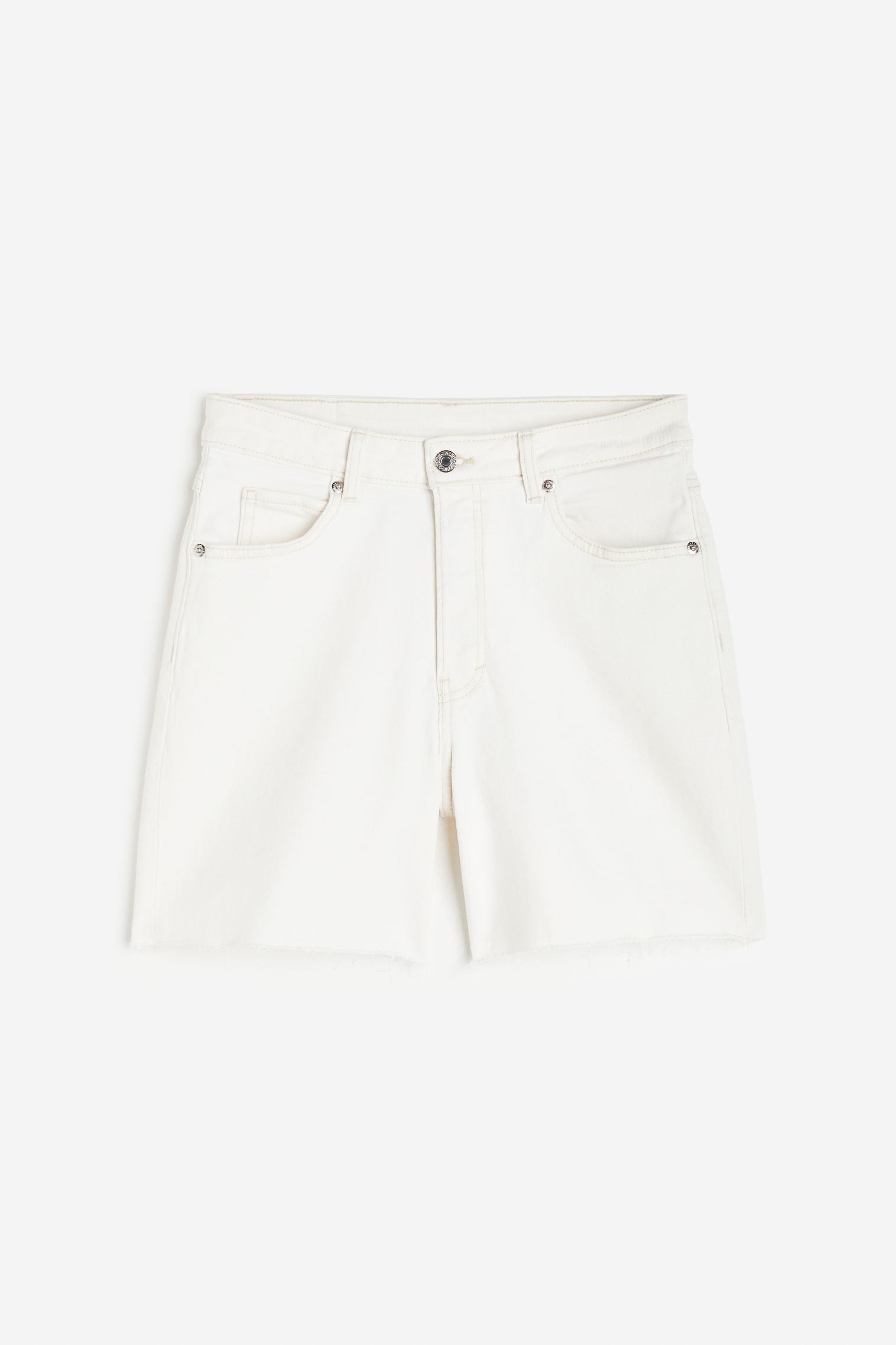 Женские Джинсовые шорты H&M 90s Cutoff High Waist H&M