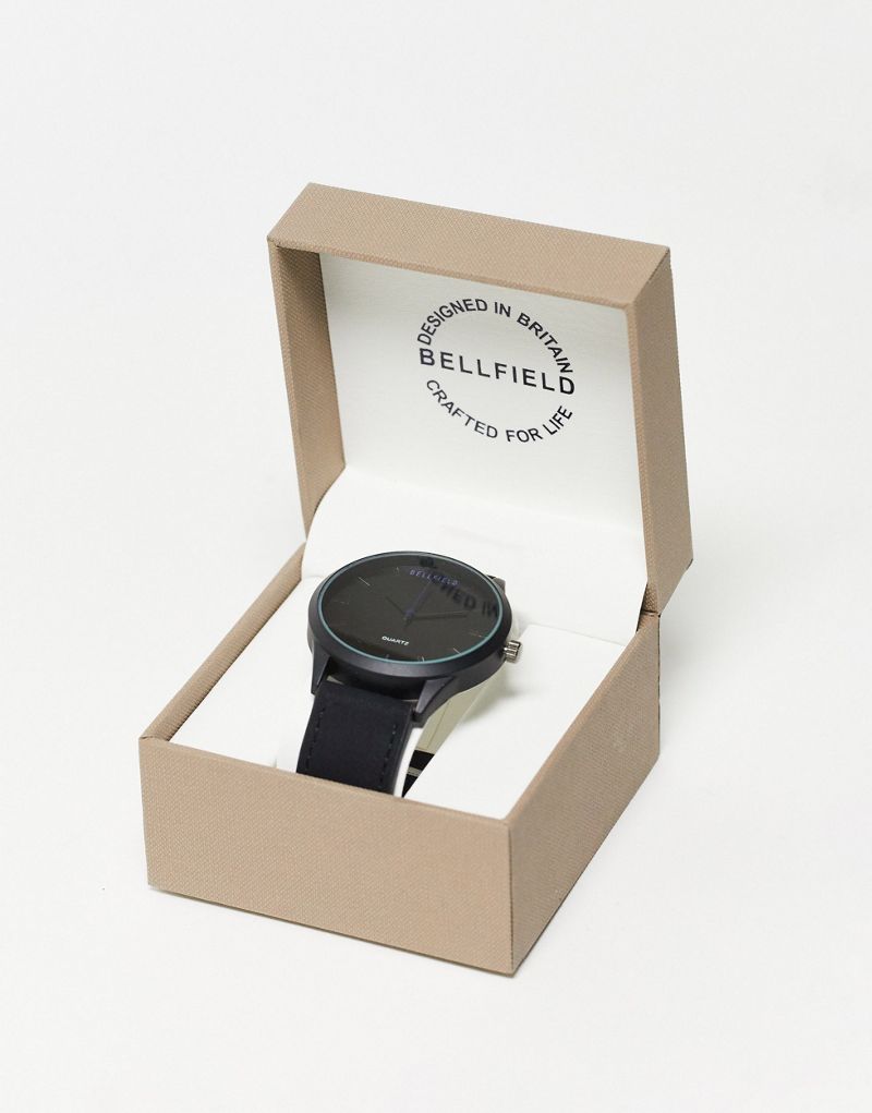Монохромные часы Bellfield черного цвета Bellfield
