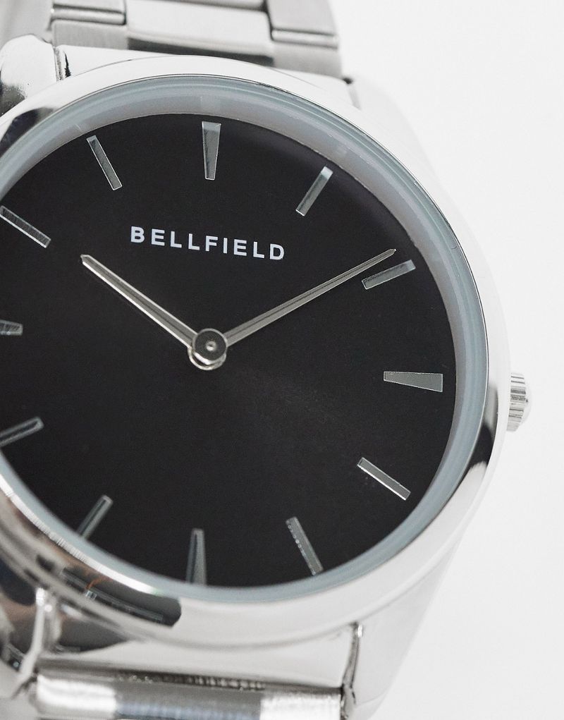 Серебристые часы Bellfield с тонким ремешком Bellfield