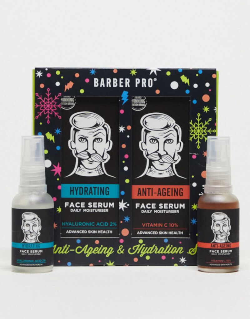 Подарочный набор BARBER PRO Anti-Aging & Hydration Serum Duo Barber Pro