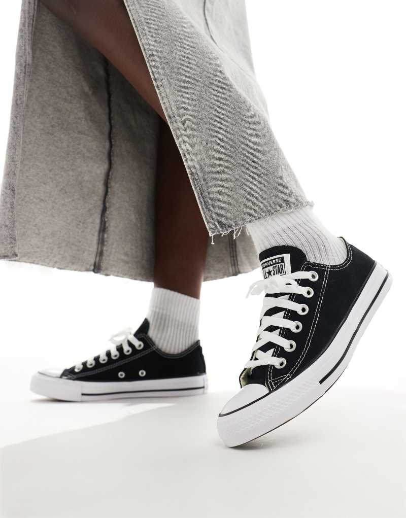 Черные парусиновые кроссовки Converse Chuck Taylor All Star Ox Converse