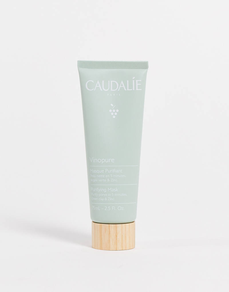 Caudalie Vinopure Очищающая маска против пятен с зеленой глиной, 2,5 жидких унции CAUDALIE