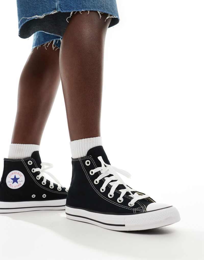 Черные парусиновые кроссовки Converse Chuck Taylor All Star Hi Converse