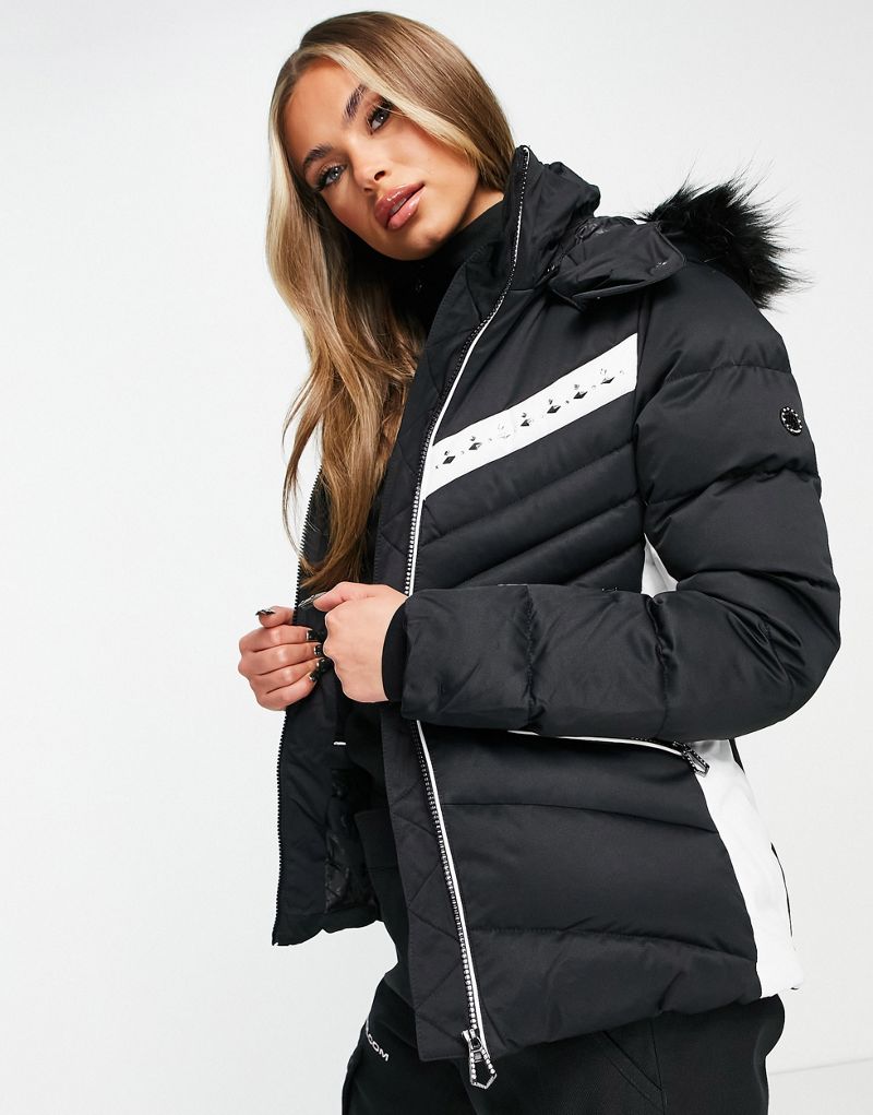 Черно-белая лыжная куртка Dare 2b Bejewel II Dare 2b