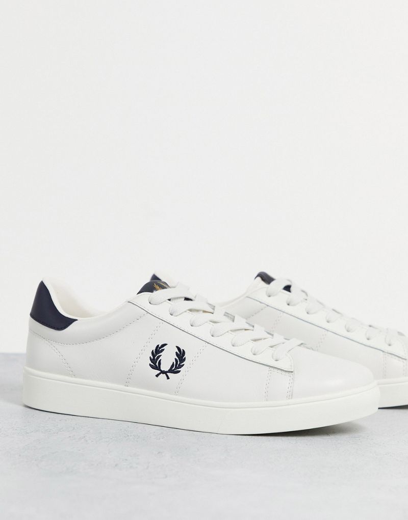 Белые кожаные кроссовки Fred Perry Spencer Fred Perry