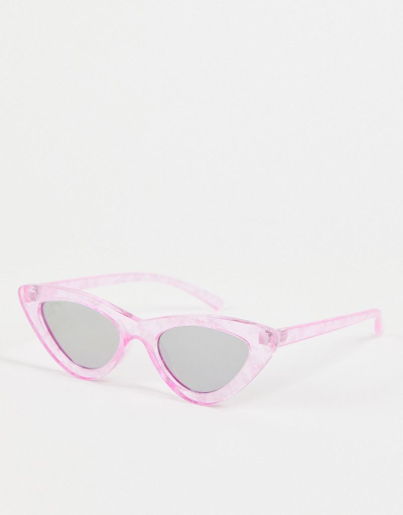 Розовые солнцезащитные очки "кошачий глаз" Jeepers Peepers Jeepers Peepers