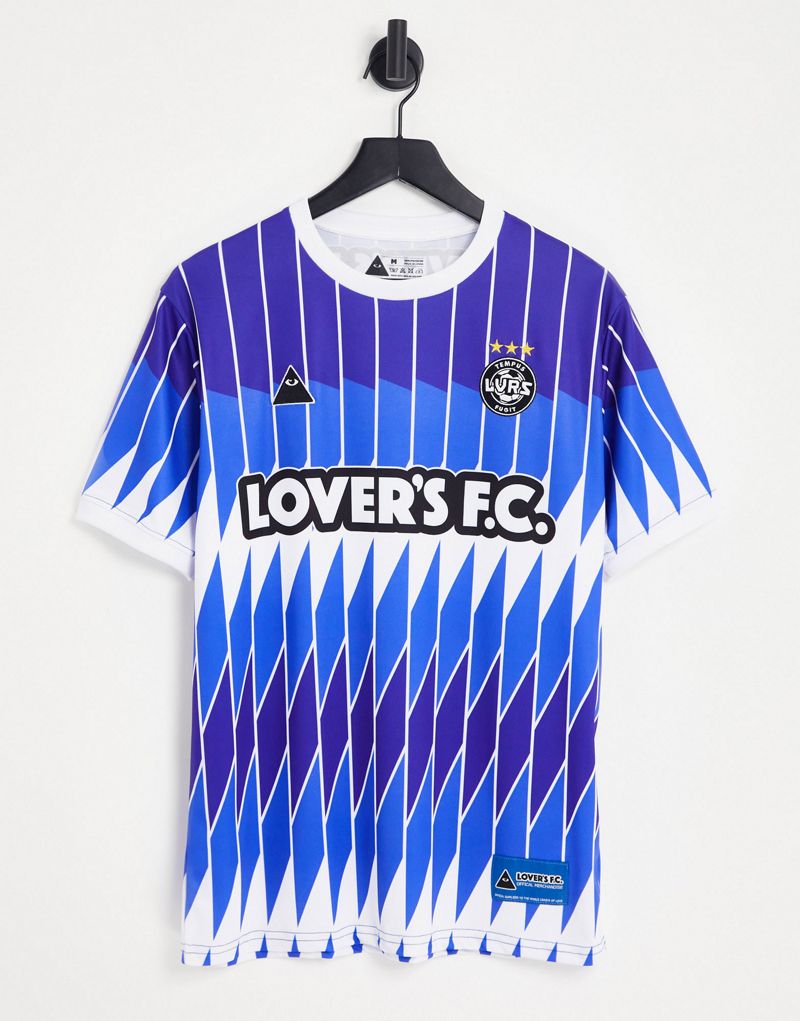 Синяя трикотажная футболка Lover's FC Canals Lovers FC