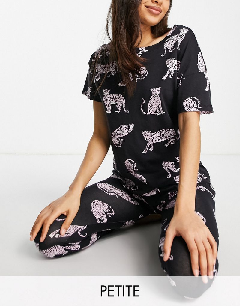 Эксклюзивный хлопковый пижамный комплект Lindex Petite SoU Chloe с принтом розовой пантеры — MULTI Lindex