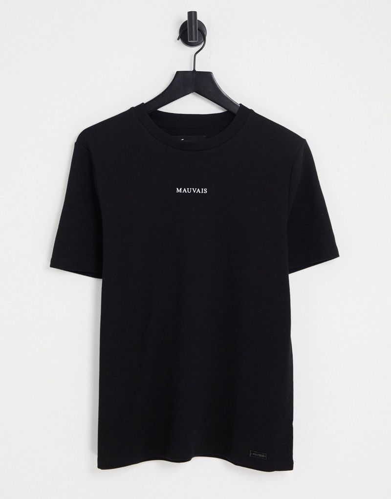 Черная футболка премиум-класса Mauvais Mauvais