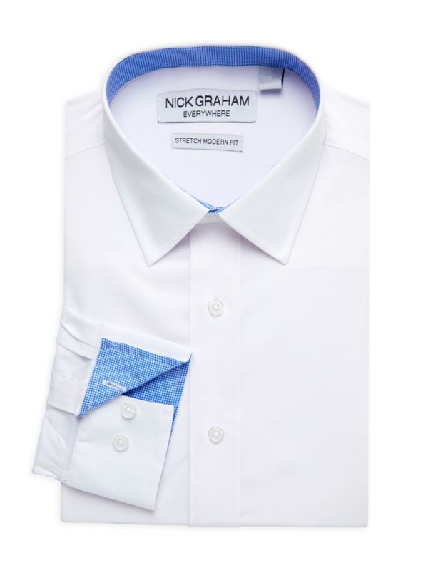 Мужская Рубашка с Длинным Рукавом Nick Graham Nick Graham