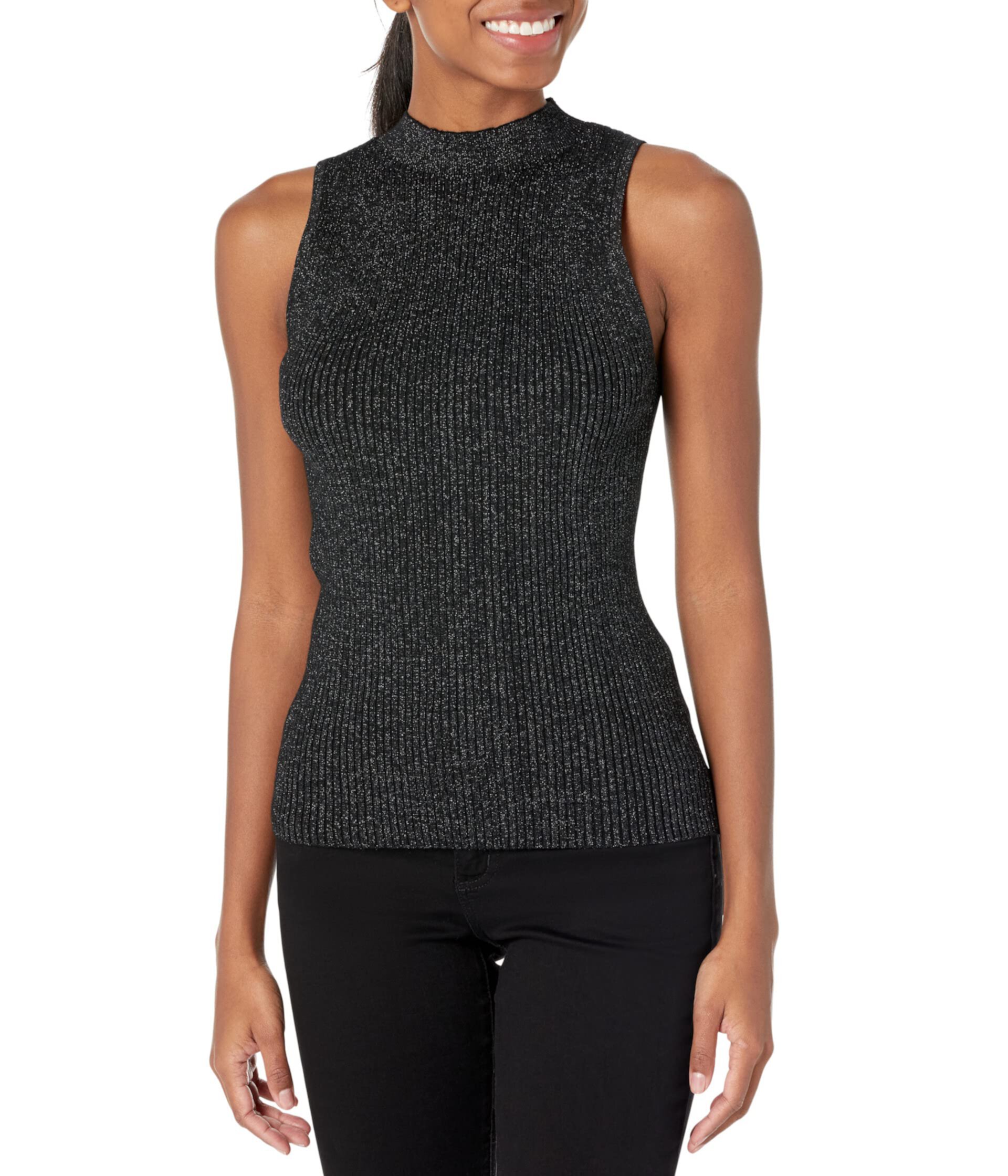 Kara Mock Neck Shell Top Michael Stars