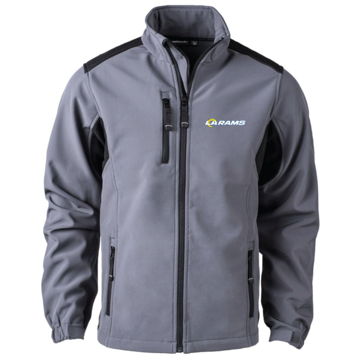 Мужская Повседневная куртка Dunbrooke Charcoal Los Angeles Rams Circle Softshell Fleece Full-Zip Dunbrooke