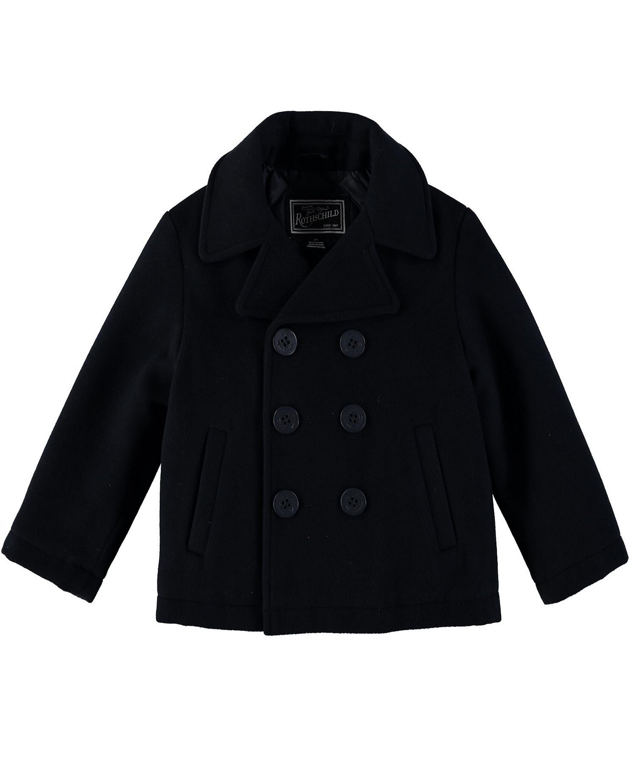 Классическое бушлатное пальто для малышей для мальчиков S Rothschild & CO