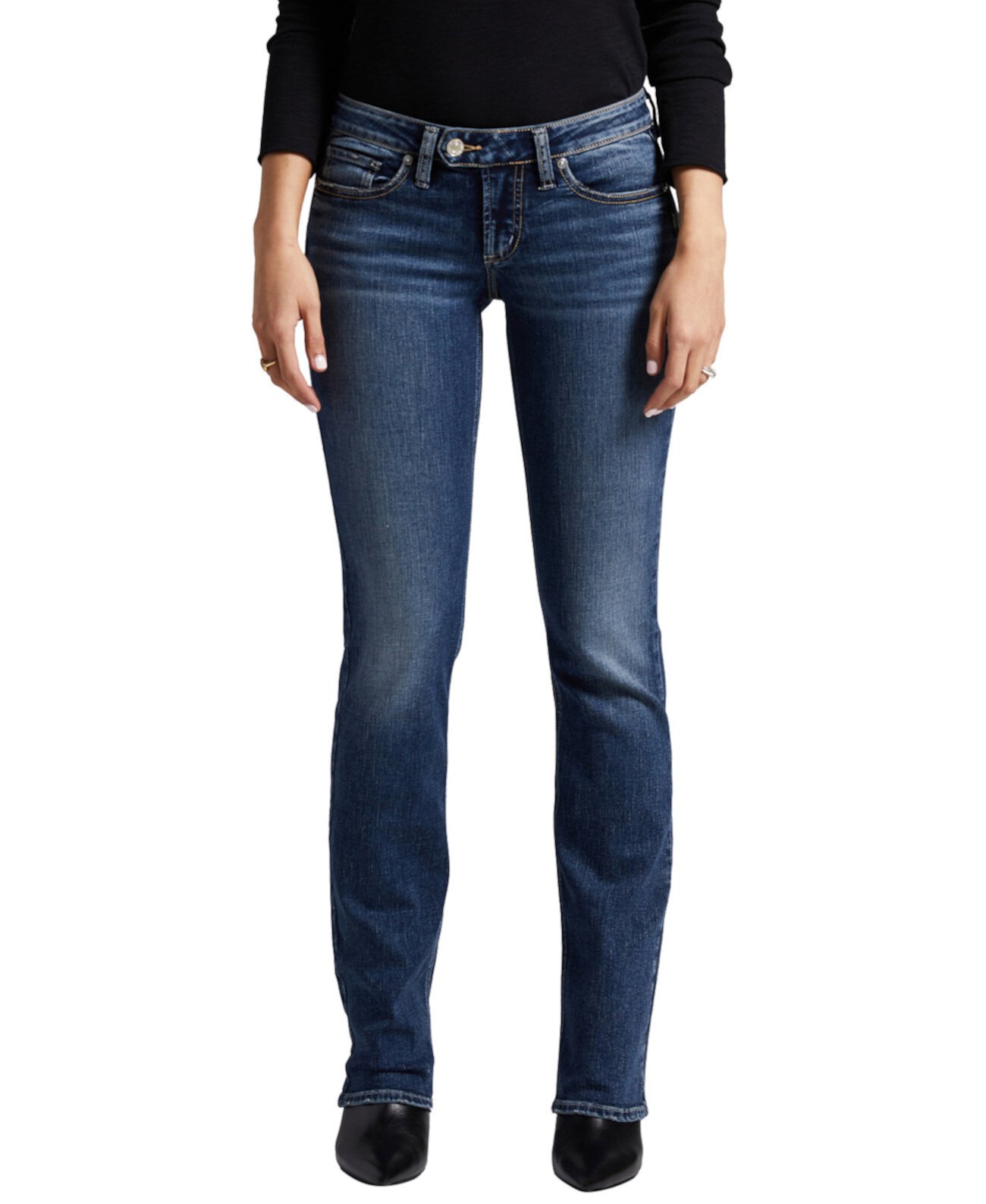Женские зауженные джинсы с низкой посадкой вторник Silver Jeans Co.