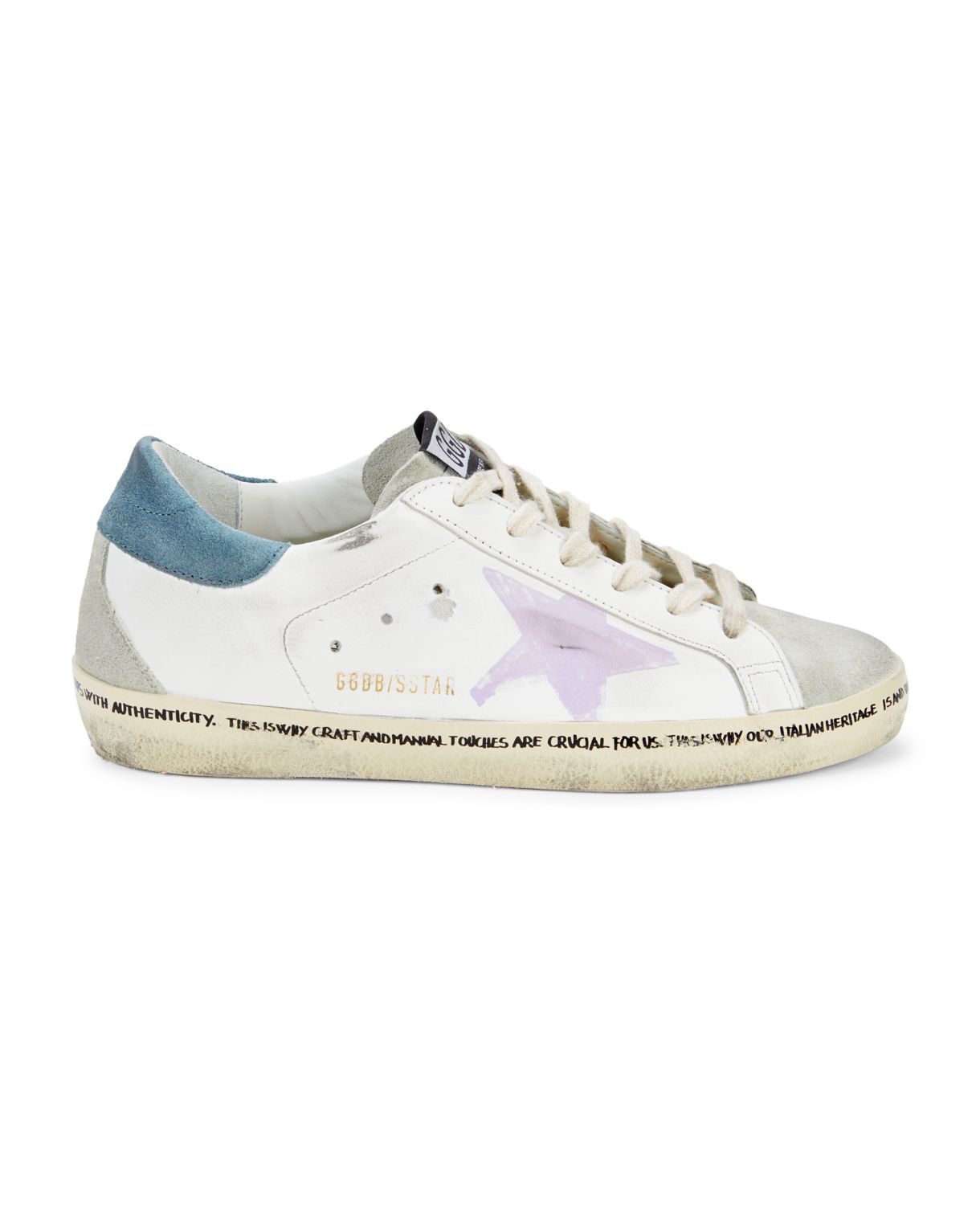 Colorblock Leather &amp; Suede Sneakers GOLDEN GOOSE