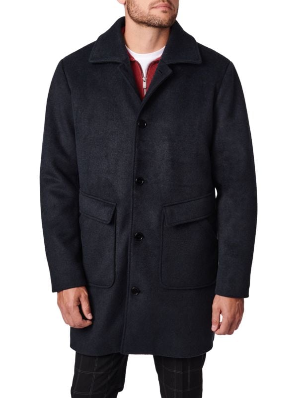 Удлиненное пальто из смесовой шерсти Bernardo