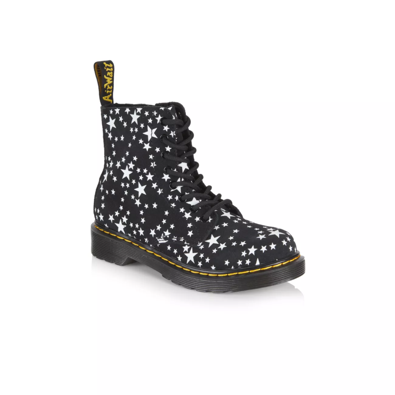 Little Kid's &amp; Kid's 1460 Star Print Leather Boots Dr. Martens