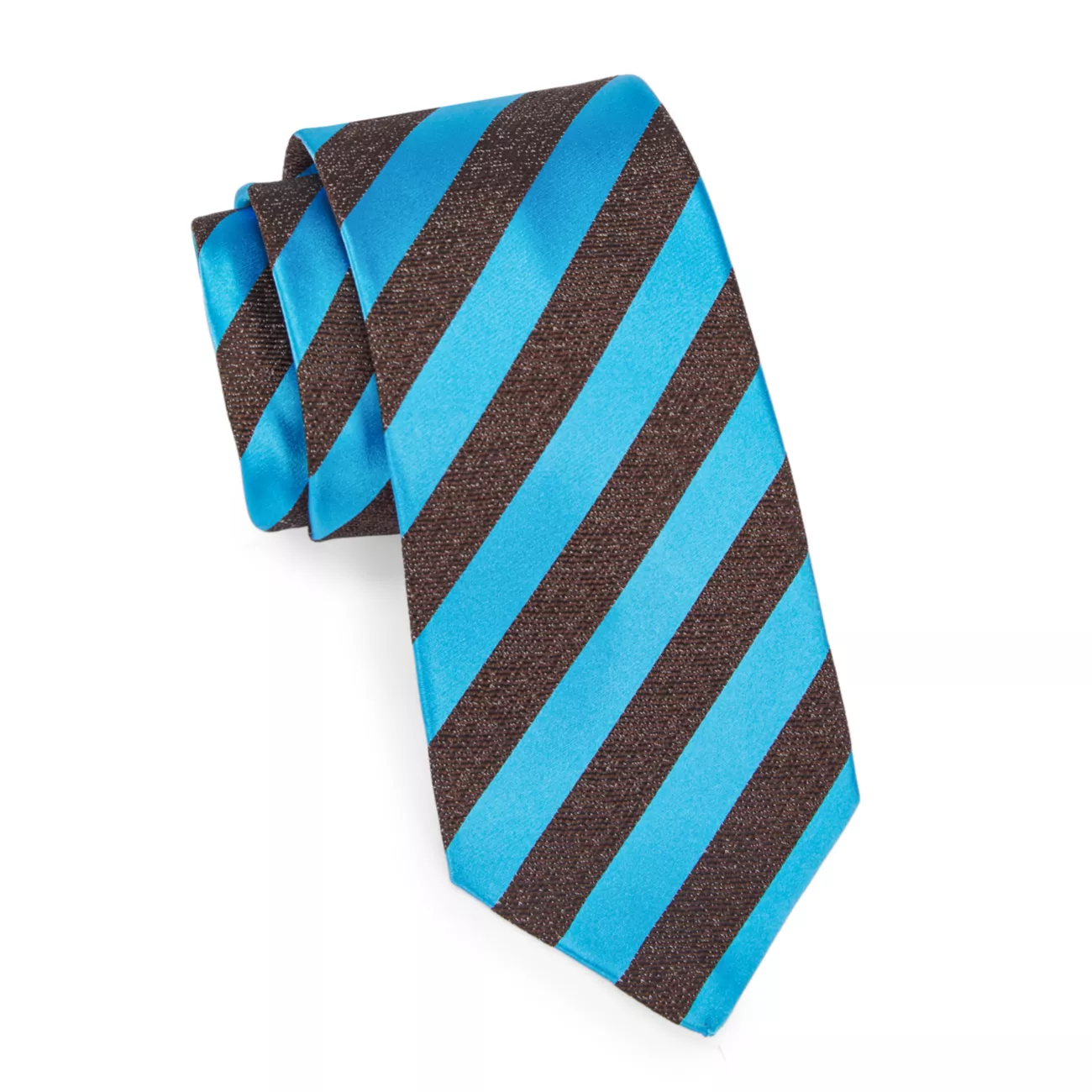 Полосатый шелковый галстук Kiton