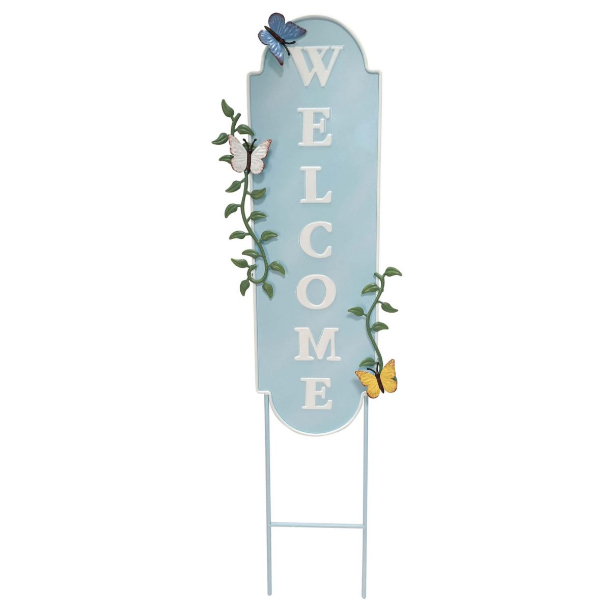 Sonoma Goods For Life® &#34;Welcome&#34; Butterfly Garden Stake SONOMA