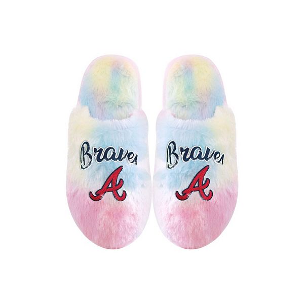 Детские тапочки Unbranded Atlanta Braves Rainbow Script Unbranded