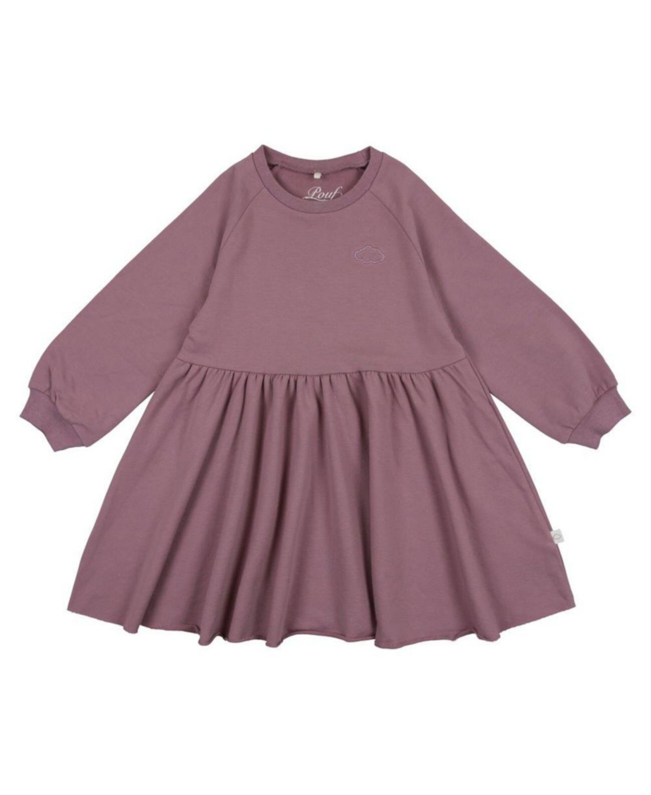 Платье-толстовка Mini Cloud для девочек, от малыша до ребенка Pouf