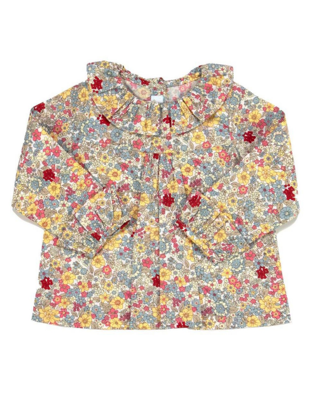 Осенняя блузка с принтом ромашки для девочек для малышей Cuclie