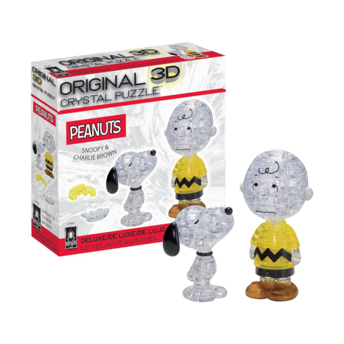BePuzzled Peanuts Снупи и Чарли Браун 3D Хрустальная головоломка BePuzzled