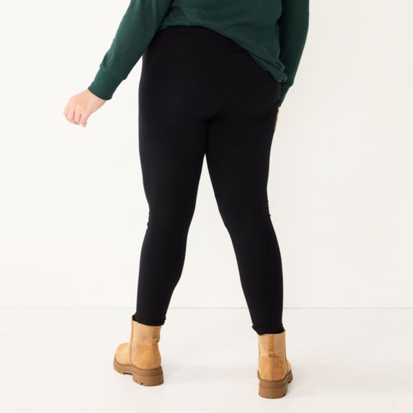 Женские Повседневные брюки SONOMA Essential Mid-Rise Leggings Sonoma