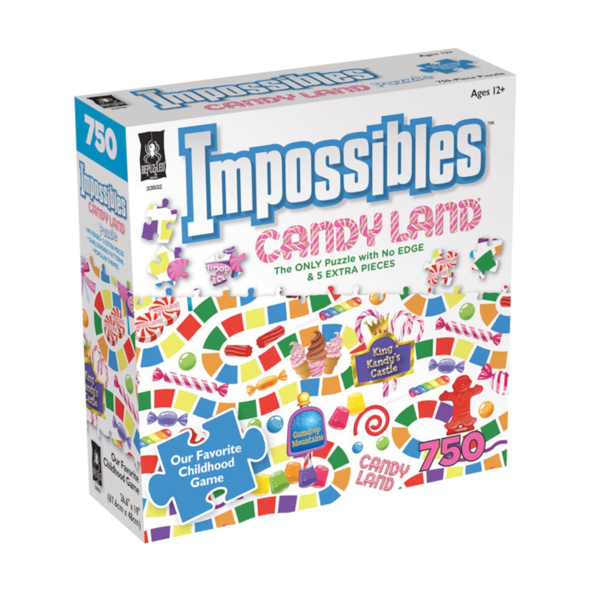 BePuzzled Hasbro Impossibles Candyland Puzzle BePuzzled